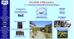 Desktop Screenshot of mittelschule-bogen.de