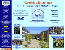 Tablet Screenshot of mittelschule-bogen.de